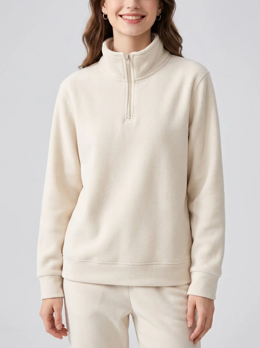 Women's Fleece Pullover Sweatshirt - Imagen 4