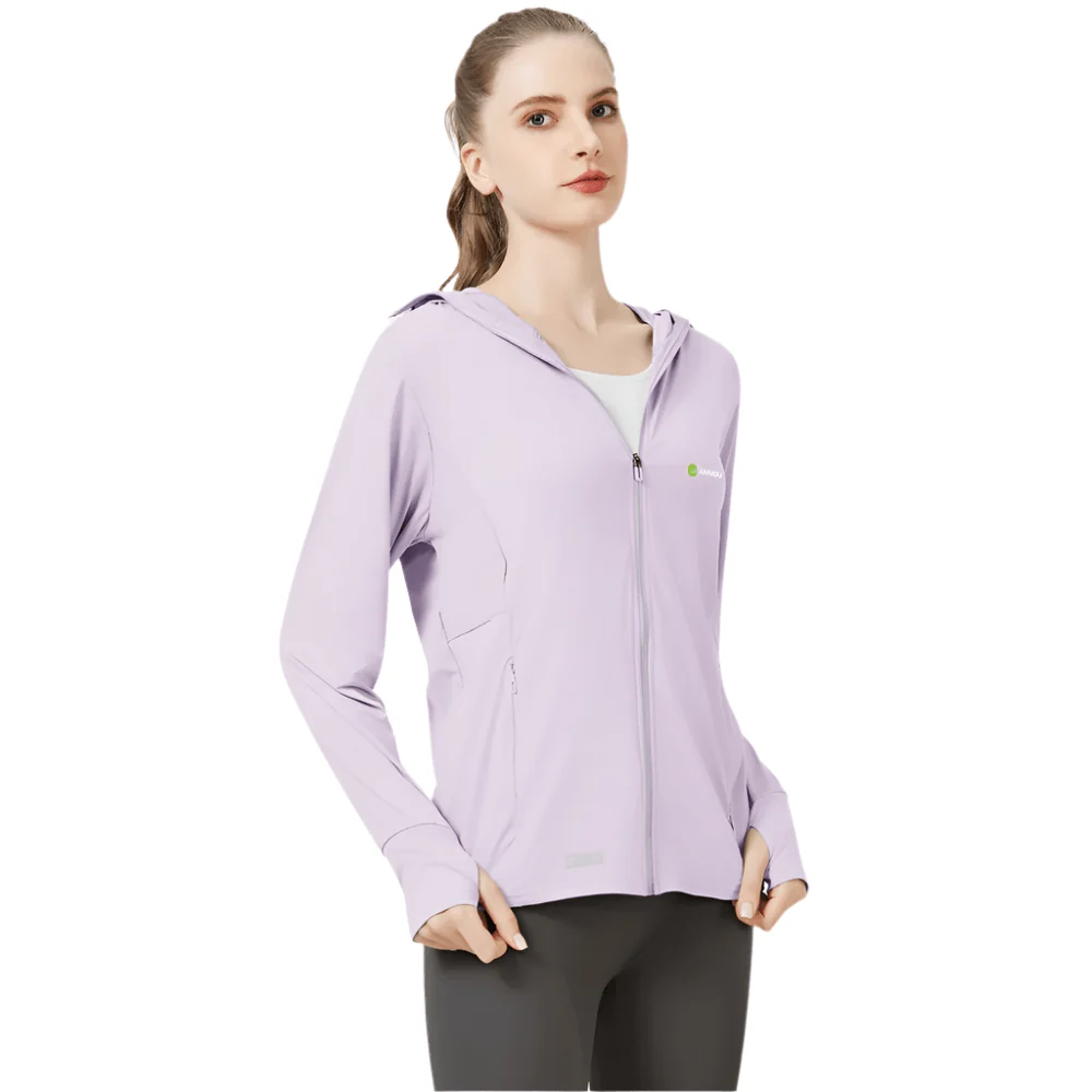 Raw Yarn Hooded Sun Protection Jacket - Imagen 4