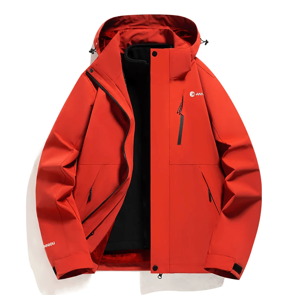 3-in-1 Removable Fleece Hiking Jacket - Imagen 5