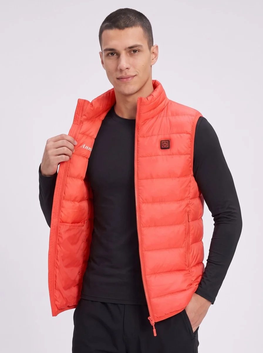 Men's Heated Duck Down Vest - Imagen 6