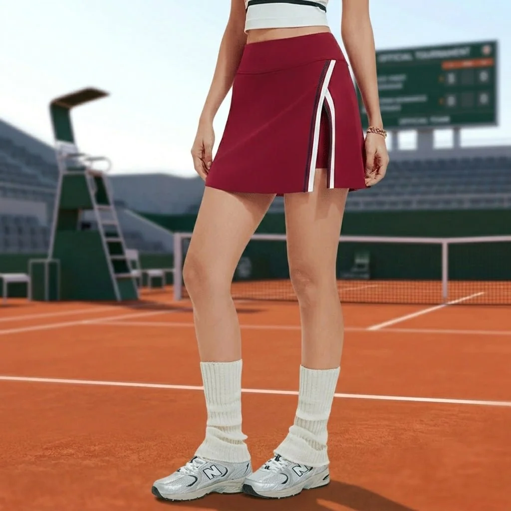 Quick-Dry Slit Tennis Skirt - Imagen 9