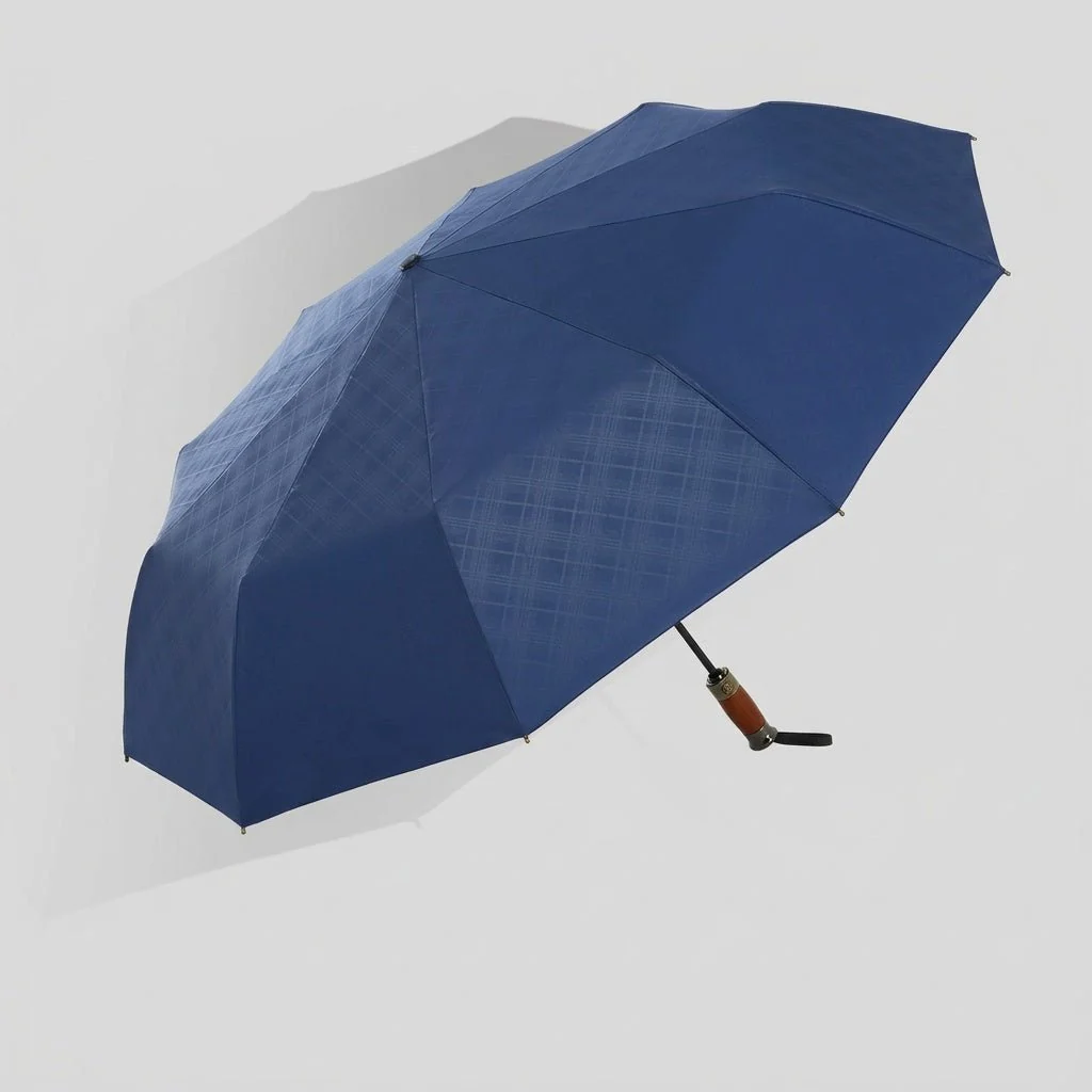 Wooden Handle Business Umbrella UPF 50+ - Imagen 7