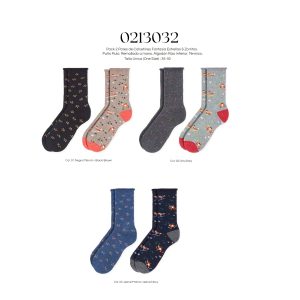 Pack 2 Pares Calcetines Mujer Térmicos Soxland. 0213032
