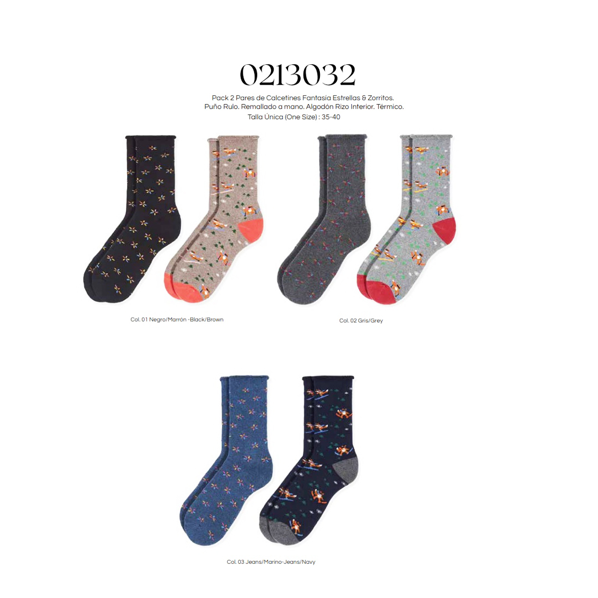 Pack 2 Pares Calcetines Mujer Térmicos Soxland. 0213032 - Imagen 2