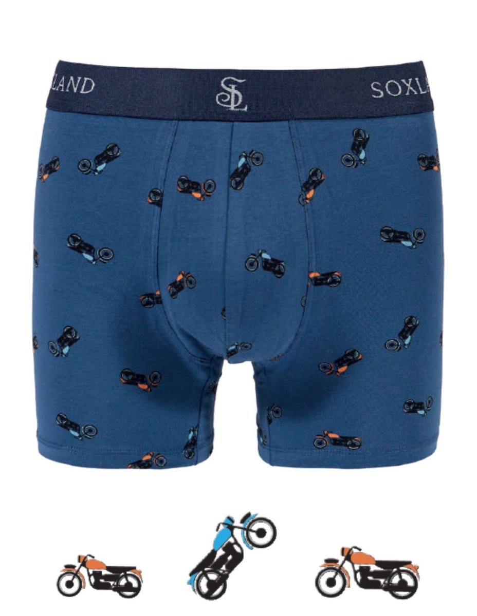 Pack 2 Bóxers Hombre Con Motos de Soxland. 0212450 - Imagen 4