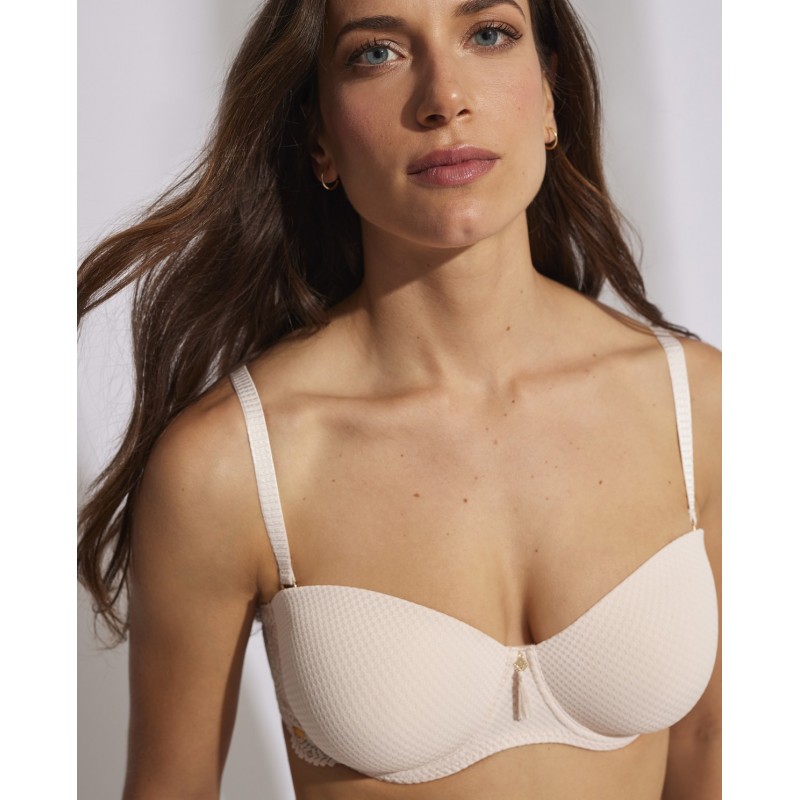 Sujetador Selmark serie Matilda Copa B. 31116 Tirantes Desmontables. Color Maquillaje - Imagen 2