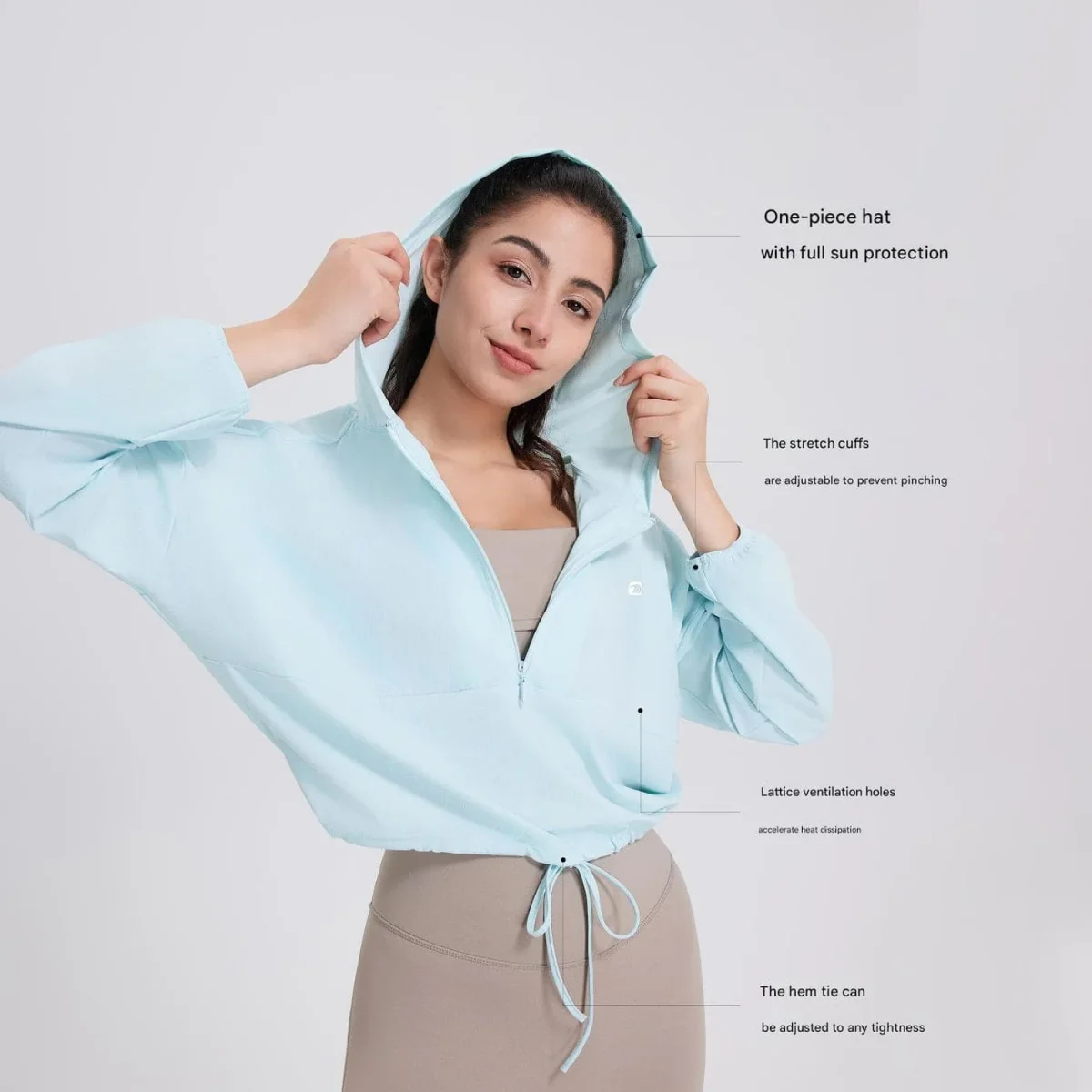 Cropped Hoodie UPF 50+ - Imagen 4