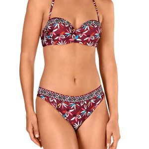 Bikini Bandeau Hojas de Tamouré by Dolores Cortés. 3129
