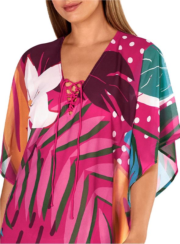 Kaftán Estampado de la Colección Tamouré by Dolores Cortés. 3116 - Imagen 4