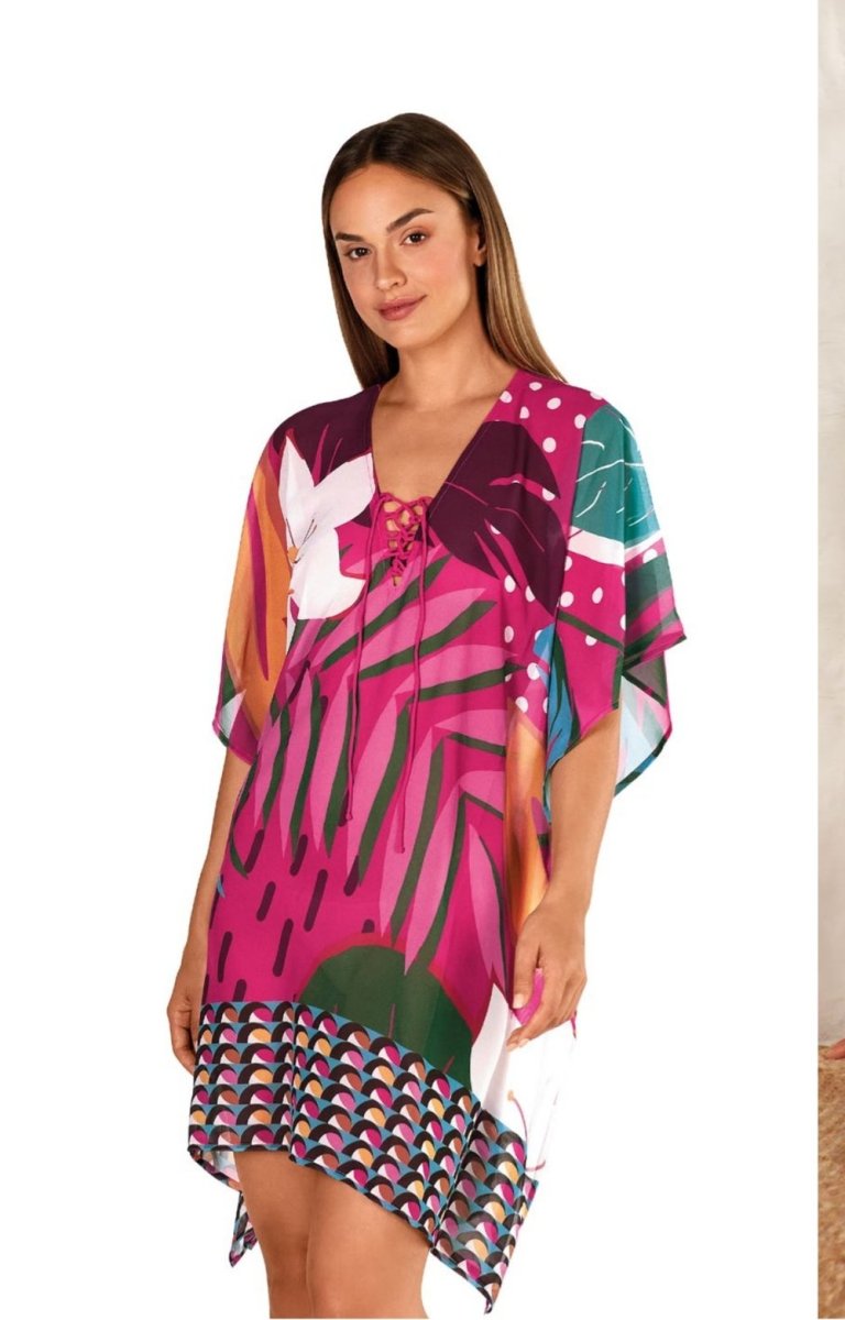 Kaftán Estampado de la Colección Tamouré by Dolores Cortés. 3116