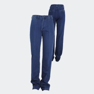 Pantalón hombre tejano elástico con bolsillos franceses
