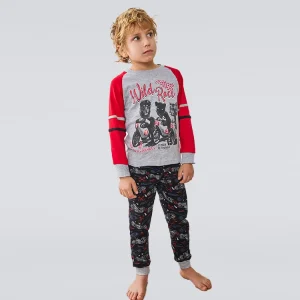 Pijama Infantil Niño Otoño – Invierno Interlock de Tobogán. 22207003