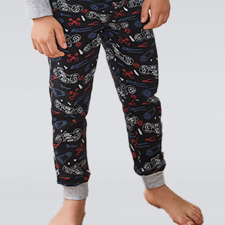 Pijama Infantil Niño Otoño – Invierno Interlock de Tobogán. 22207003 - Imagen 4