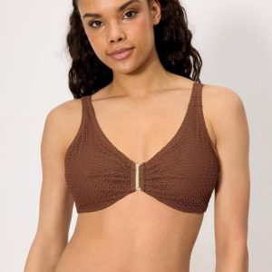 Top Bikini Reductor Ysabel Mora 83358 con Aro y Efecto Calado – Sin Relleno
