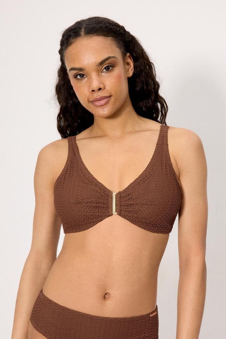 Top Bikini Reductor Ysabel Mora 83358 con Aro y Efecto Calado – Sin Relleno - Imagen 2