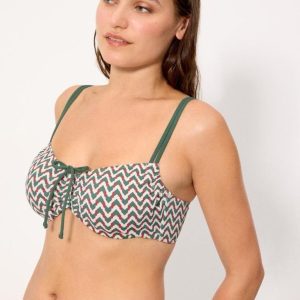 Sujetador de Bikini Reductor 83238: Control, Compresión y Textura Micropiqué
