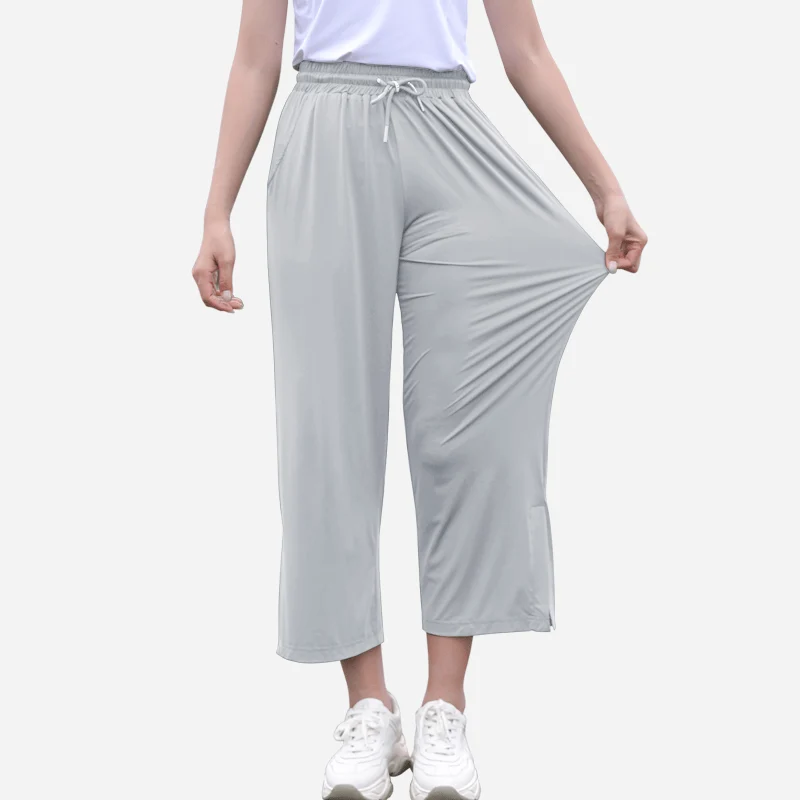 Wide Leg Cropped Trousers UPF 50+ - Imagen 2