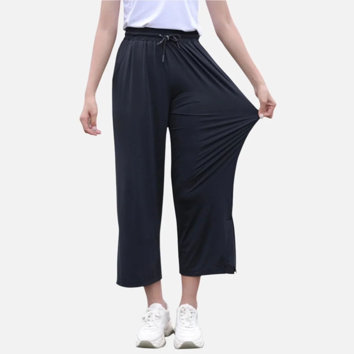 Wide Leg Cropped Trousers UPF 50+ - Imagen 5
