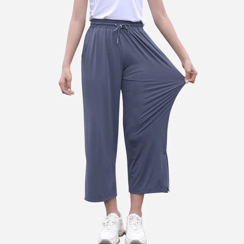 Wide Leg Cropped Trousers UPF 50+ - Imagen 3
