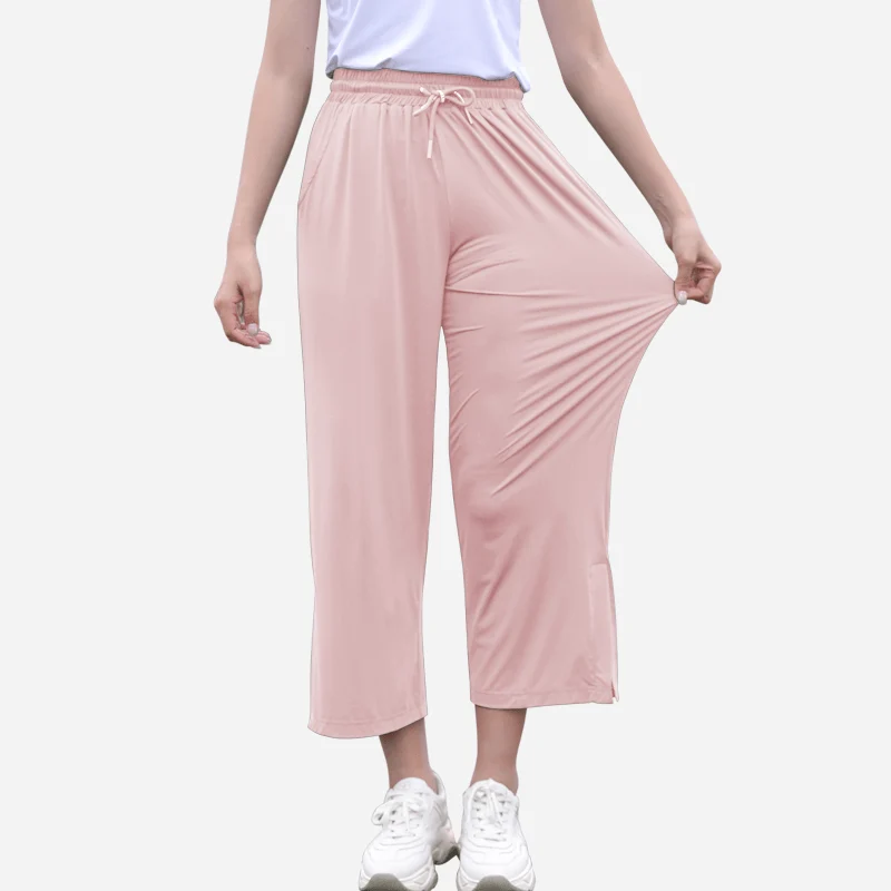 Wide Leg Cropped Trousers UPF 50+ - Imagen 4
