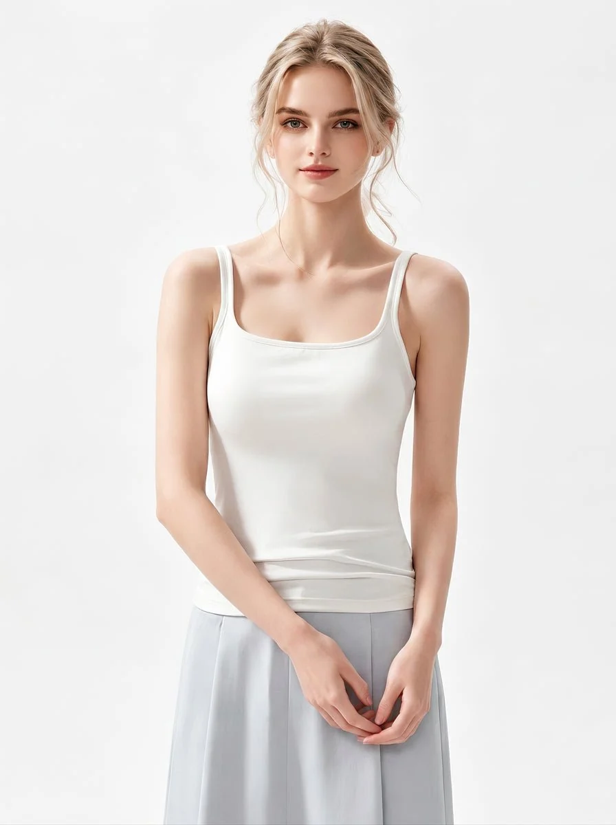 Silk Square Neck Camisole - Imagen 6