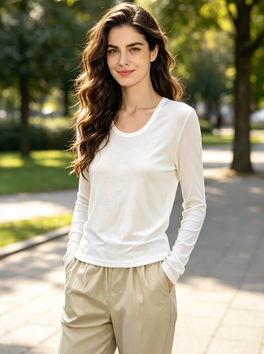 U-Neck Long Sleeve Top UPF50+ - Imagen 5