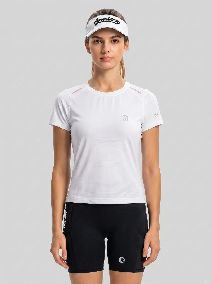 Women Short Sleeve Running Sports T‑Shirt - Imagen 3