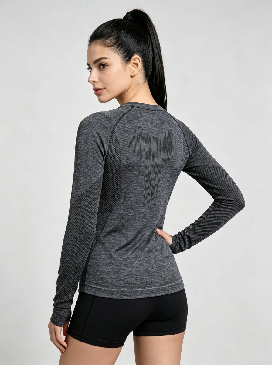 Women's Long Sleeve Fitness Top - Imagen 8