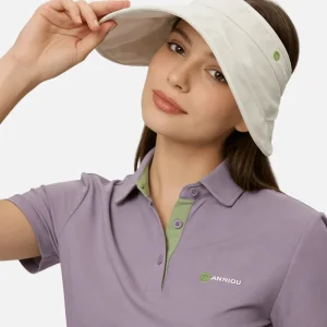 UPF 50+ Curved Wide Brim Visor Hat