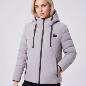 11 Area Heated Hooded Padded Jacket