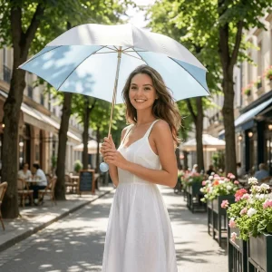 Titanium Silver UV Umbrella UPF50+