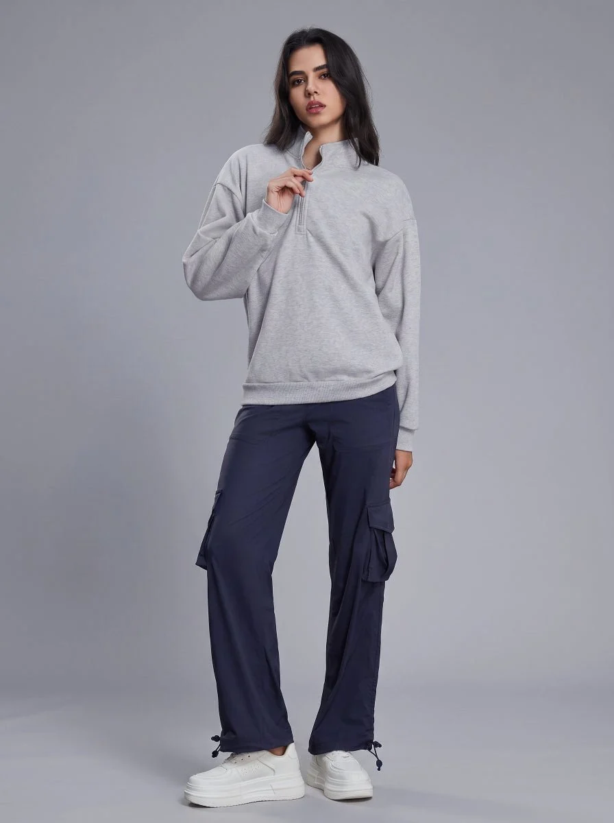 Fleece Lined Quarter Zip Pullover - Imagen 8