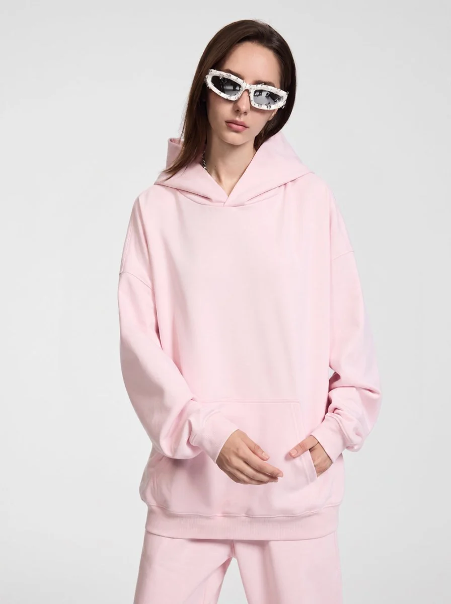 Heavyweight Plain French Terry Hoodie - Imagen 9