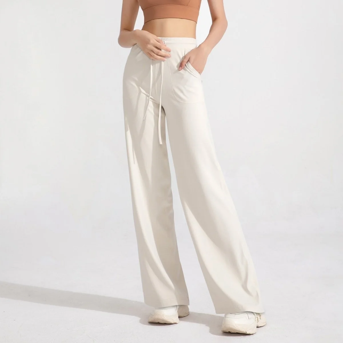 High Waist Loose Wide Leg Trousers