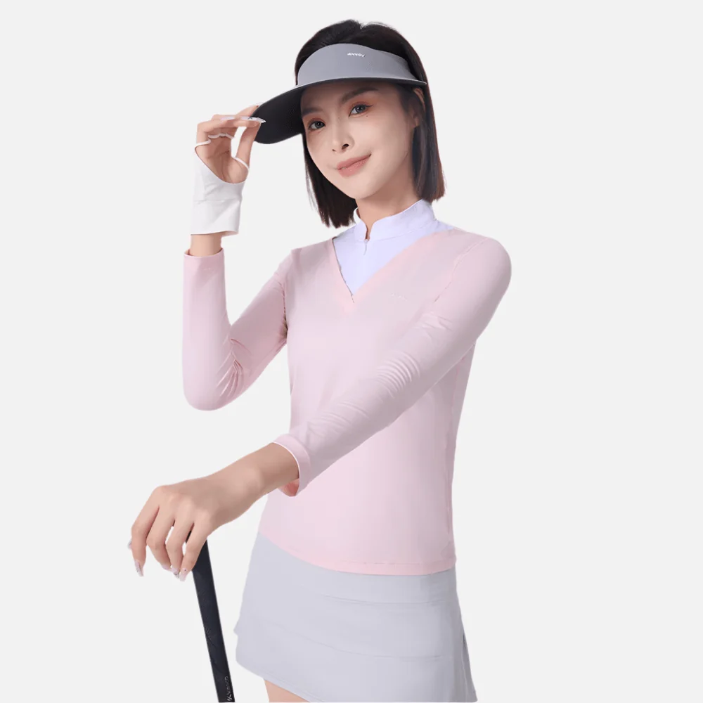 Women's Ice Silk Sun Protection Golf Top - Imagen 6