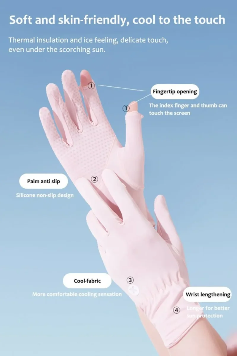 Women's Sun Protection Gloves - Imagen 7