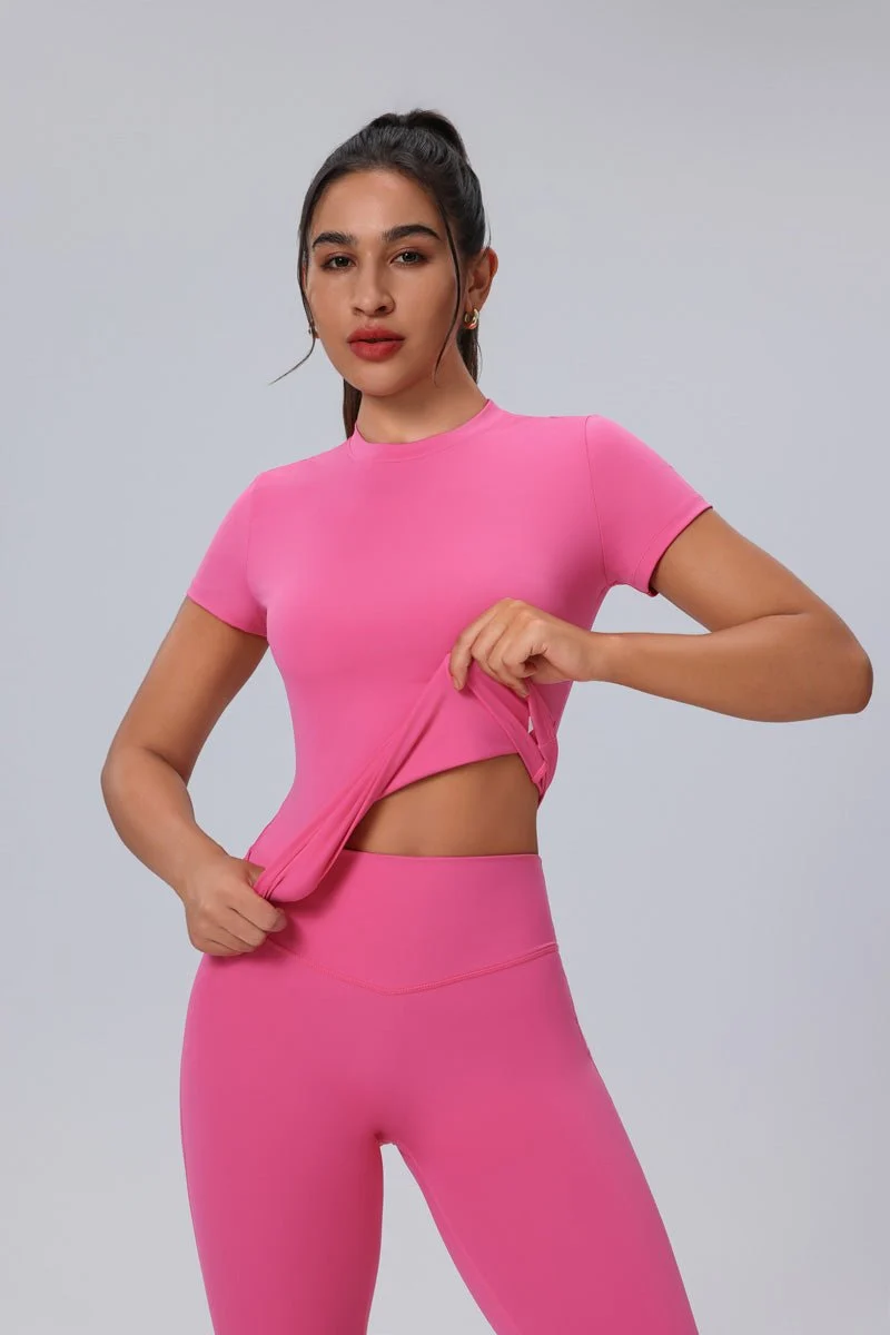 Short Sleeve Yoga T-Shirt - Imagen 3