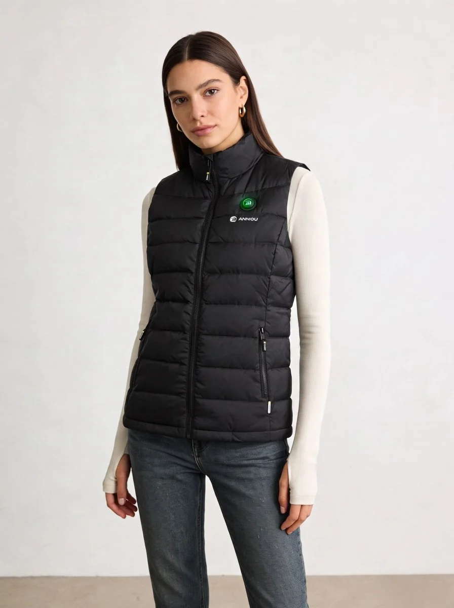 Women's Classic Duck Down Heated Gilet - Imagen 2