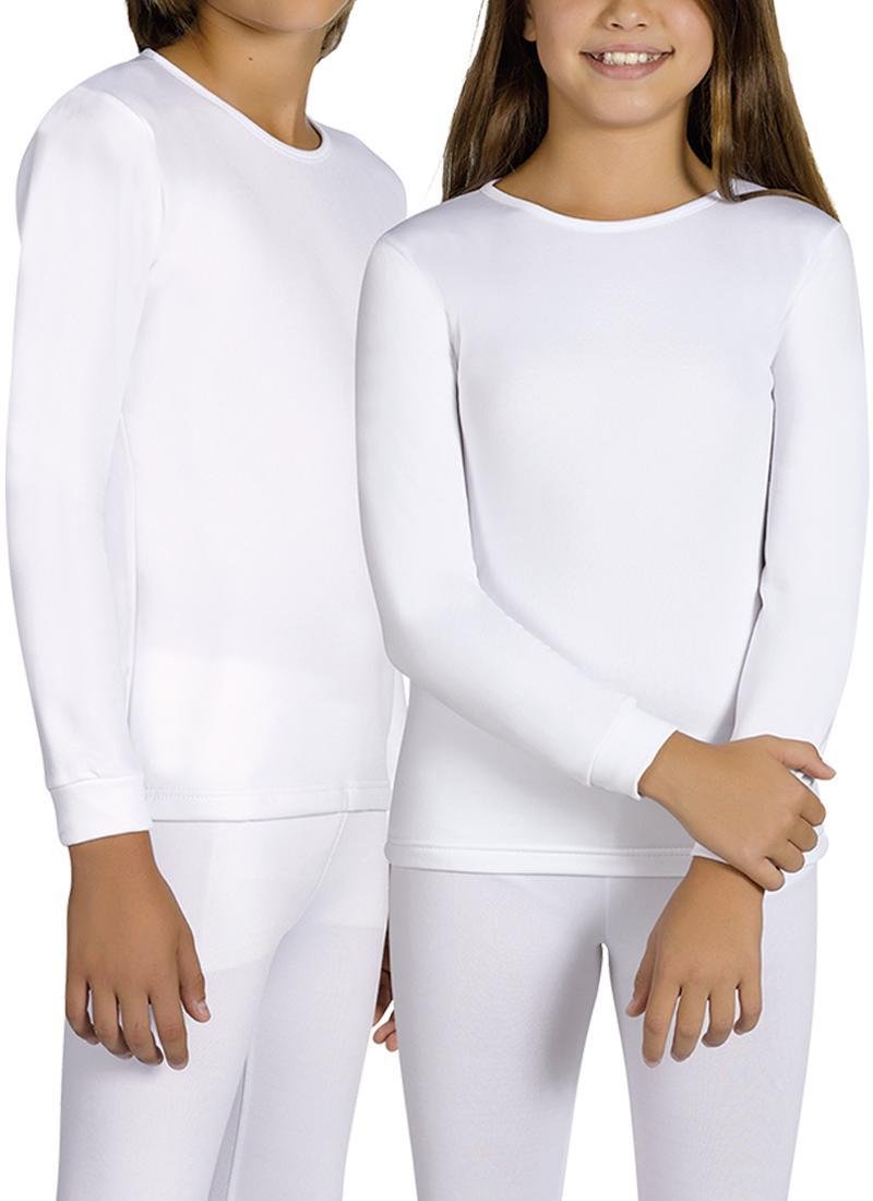 Camiseta Térmica Infantil Manga Larga Color Blanco de Ysabel Mora. 70300 - Imagen 2