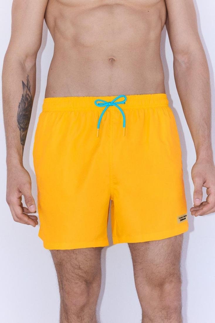 Bañador Estampado Liso Amarillo de Ysabel Mora. 90360 - Imagen 2
