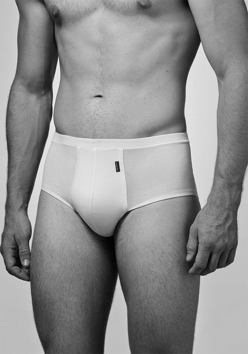 Calzoncillo Slip Abierto Hombre ZD Senior en Algodón Egipcio. 3700 - Imagen 4